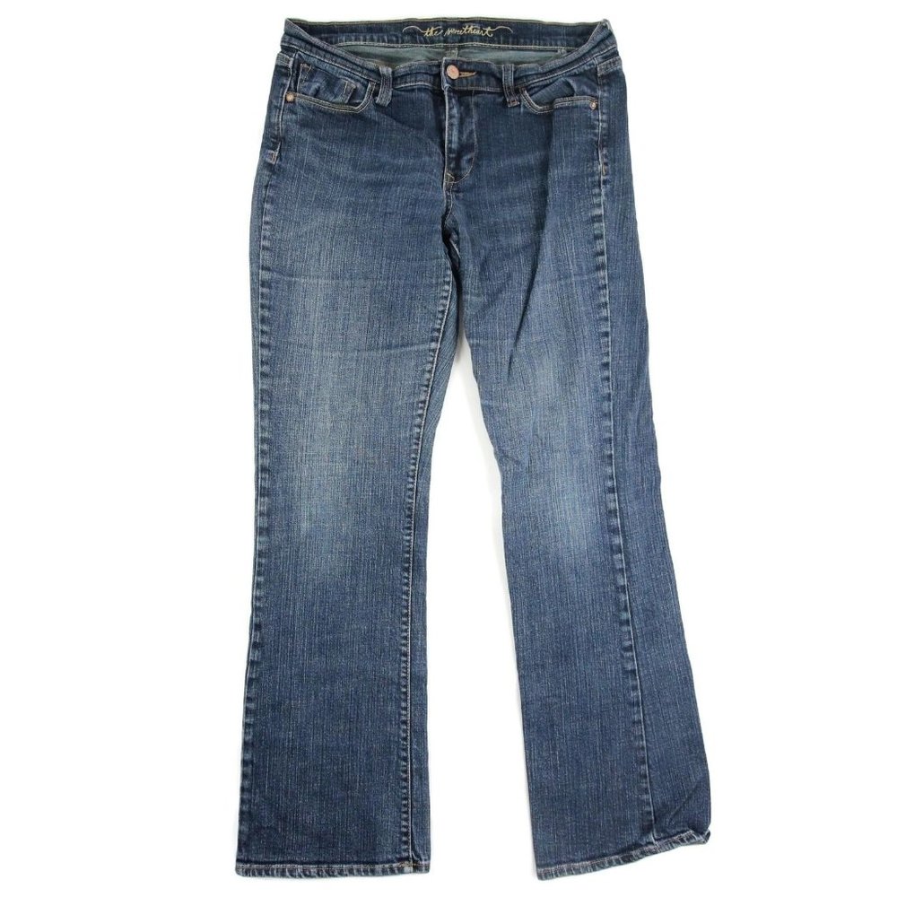 Old Navy Womens The Sweetheart Bootcut Jeans Medium Wash Denim Mid Rise Size 10L